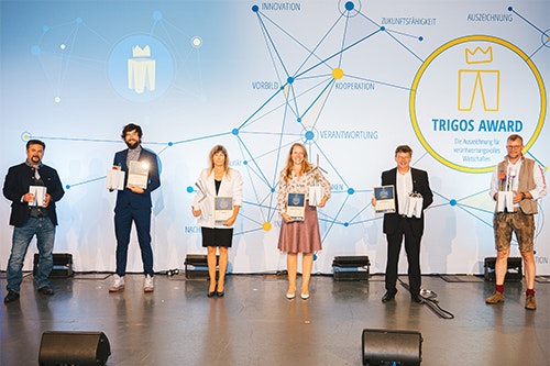 MED-EL receives the TIGROS Austrian award.