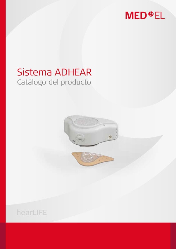 Catálogo de productos del ADHEAR