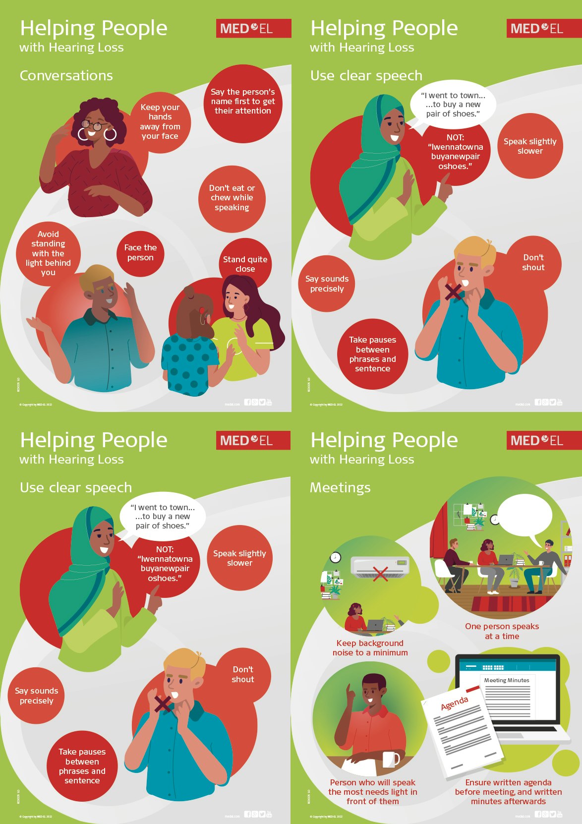 Hearing Posters-Helping People with Hearing Loss